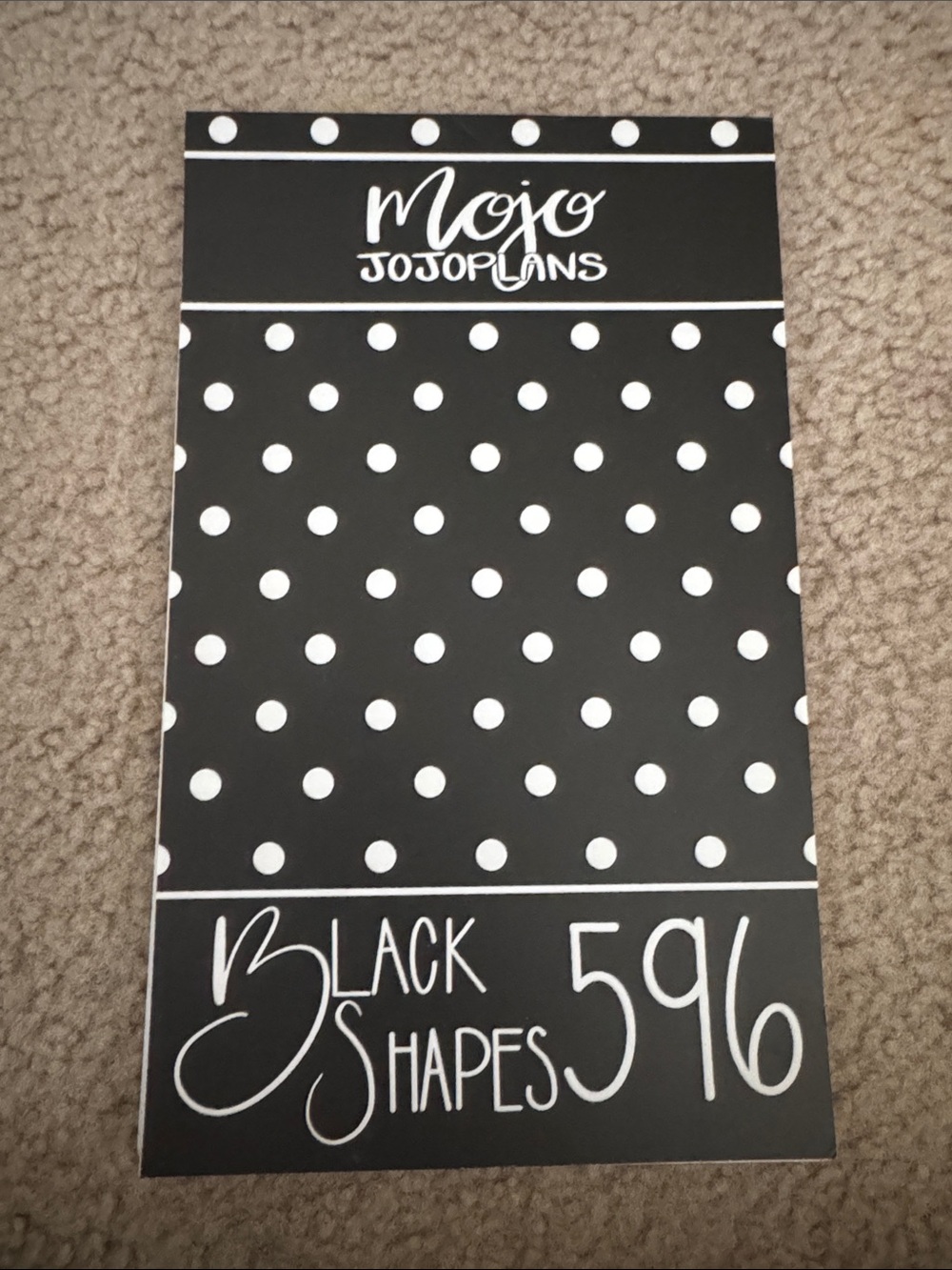Mojo Black Shapes